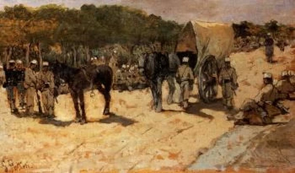 Accampamento di soldati